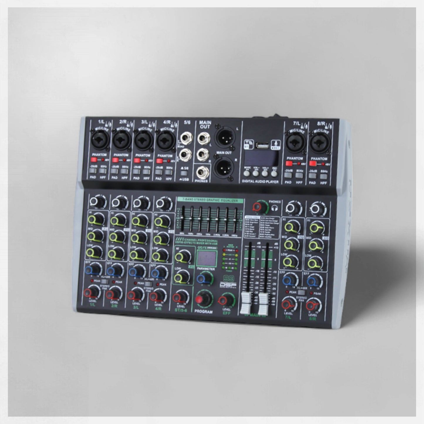 clarion JM-MX8 Professional Audio Mixer