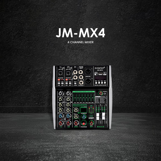 clarion JM-MX4 Professional Audio Mixer