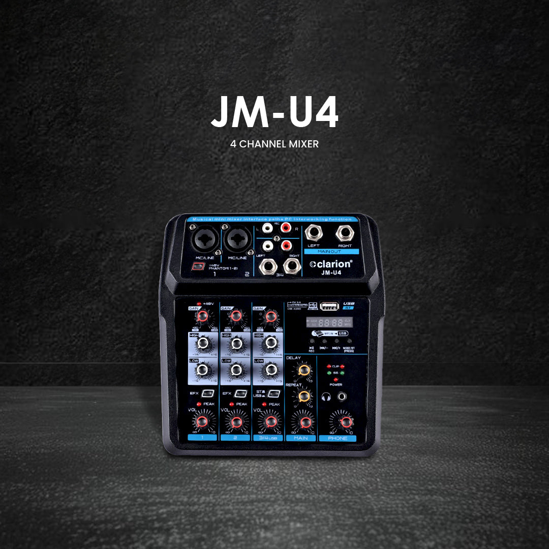 clarion JM-U4 Professional Audio Mixer