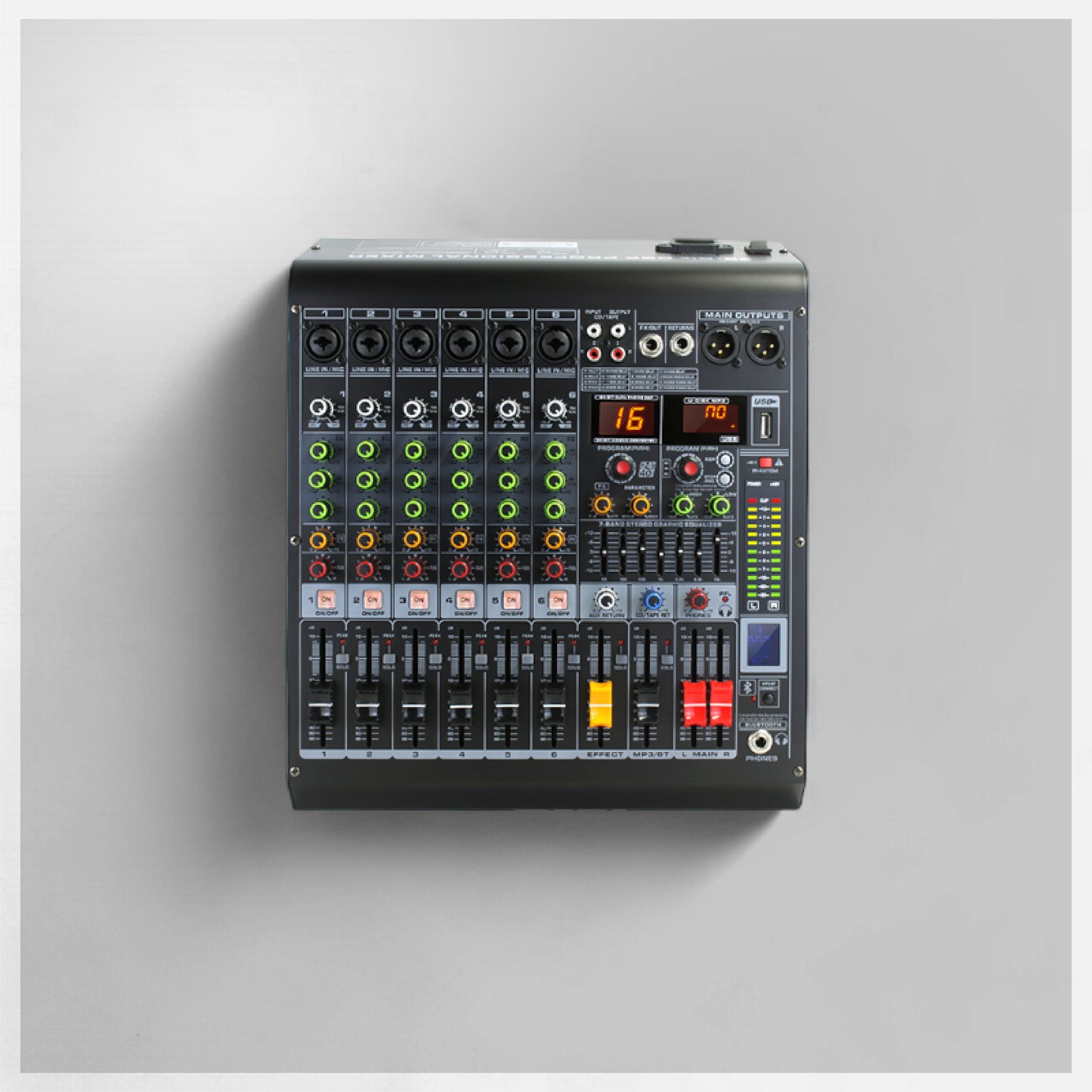 clarion JM-MC6 Professional Audio Mixer