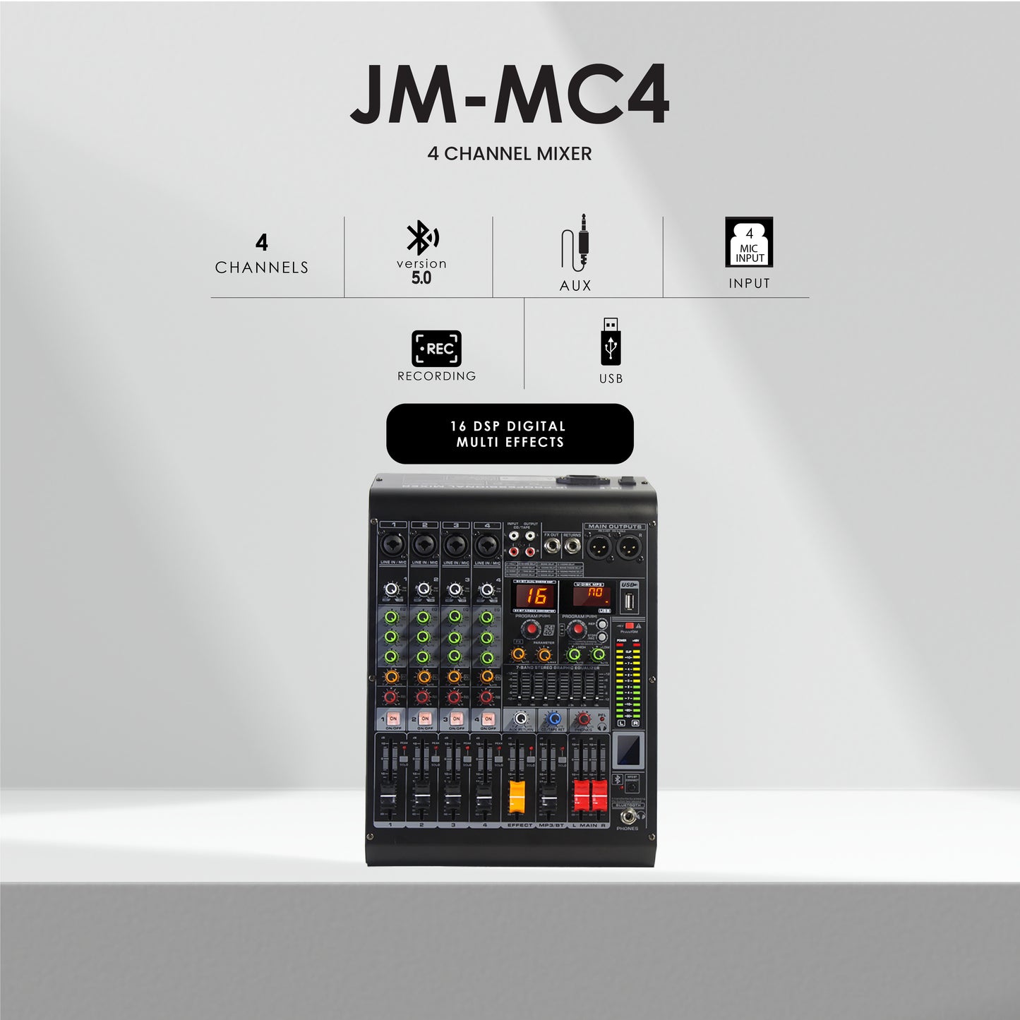 clarion JM-MC4 Professional Audio Mixer