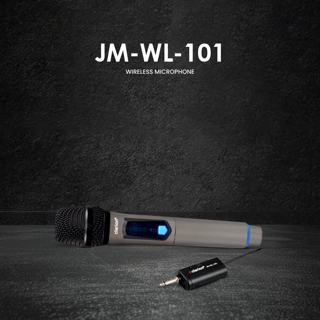 clarion JM-WL-101 Single Channel Wireless Microphone