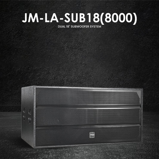 clarion JM-LA-SUB18(8000) Dual 18 Inch Line Array Subwoofer System