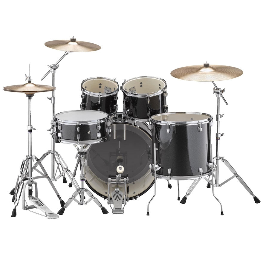 Yamaha RYDEEN RDP2F5 Acoustic Drum Set With Hardware - Black Glitter