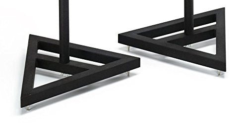 HAWK PROAUDIO Heavy Monitor Stands (Black, Size 7.6 x 7.6 x 132.2 cm) - Set of 2