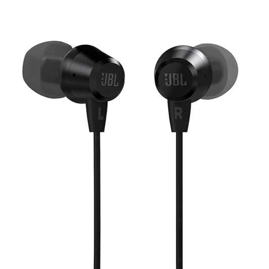 JBL T50HI in-Ear Wired Headphone with Noise Isolation Mic (Black)