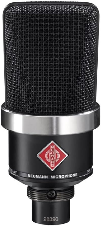 Neumann TLM 102 Black Cardioid Condenser Microphone Studio Set w/ Shock Mount MT