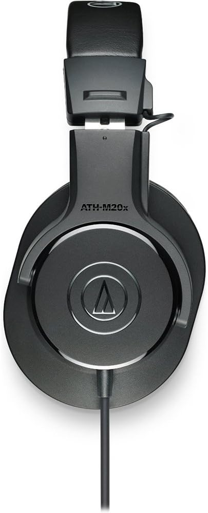 Audio-Technica ATH-M20X Professional Studio Monitor Headphones, Black