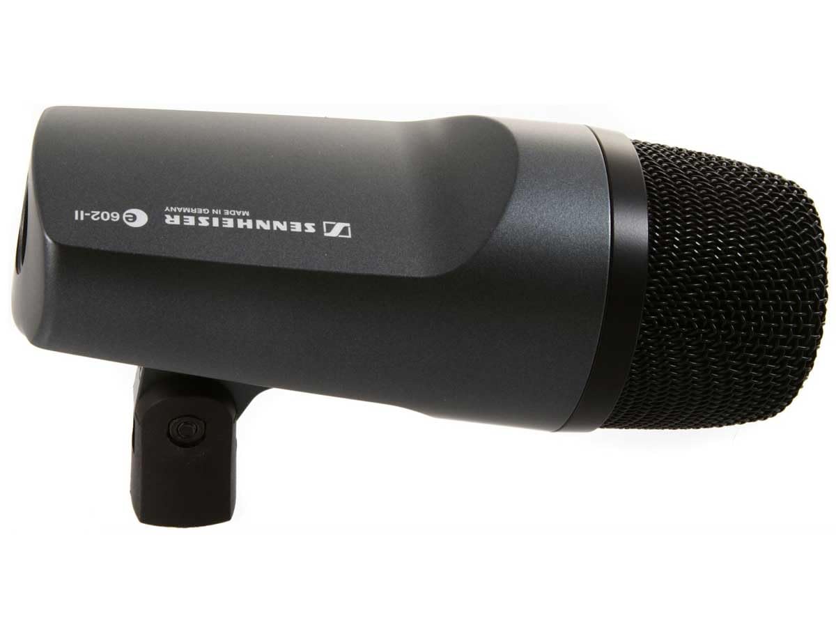 Sennheiser E-602 II Cardioid Instrument Microphone for bass drums, bass guitar cabs and tubas For studios, clubs, rehearsal rooms, smaller gigs, or for home recording.