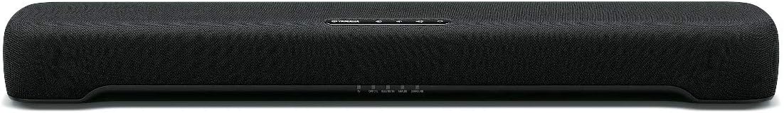 Yamaha Audio SR-C20A Compact Sound Bar with Built-in Subwoofer and Bluetooth, Black