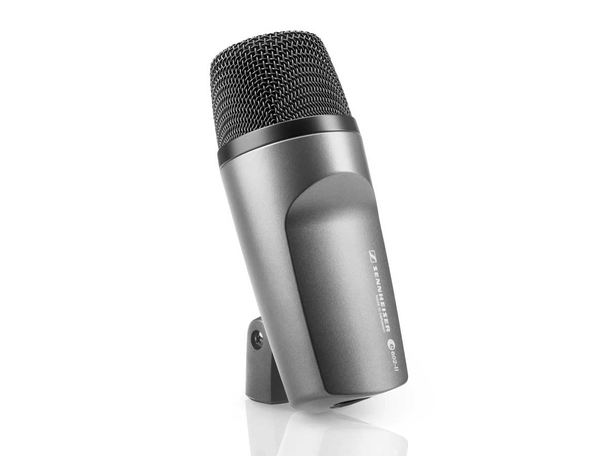 Sennheiser E-602 II Cardioid Instrument Microphone for bass drums, bass guitar cabs and tubas For studios, clubs, rehearsal rooms, smaller gigs, or for home recording.