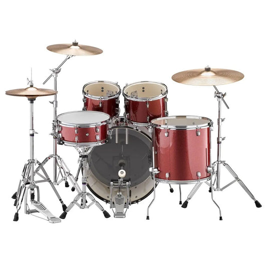 Yamaha RYDEEN RDP2F5 BG Acoustic Drum Set With Hardware - Burgandy Glitter