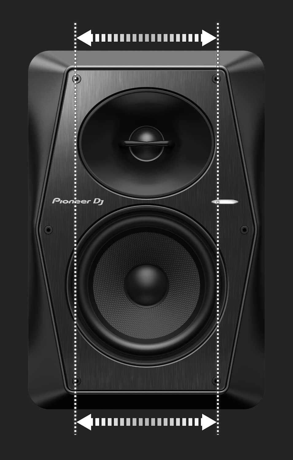 Pioneer DJ VM-70 6.5-inch Active Monitor Speaker - Black