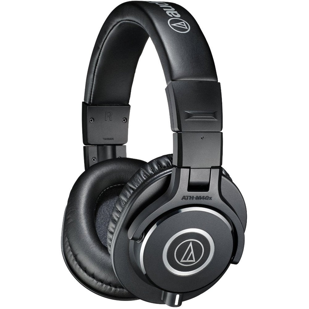 Audio-Technica Ath-M40X Professional Studio Wired Over Ear Headphones Without Mic (Black)