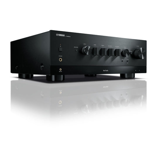 Yamaha R-N800A Network Receiver with Phono and Built-in DAC, Black