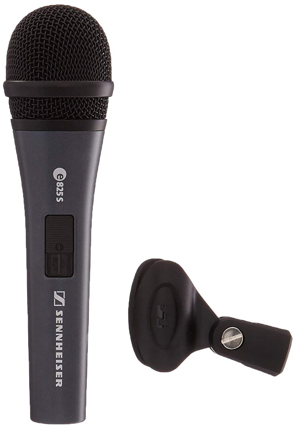 Sennheiser Professional Audio E825-S Vocal Microphone | 100% Voice Clarity,XLR-3| Dynamic Super-Cardioid mic | 40-16,000 Hz| Ideal for Conferences, Choirs, Live Singing & Stage Performances| Black