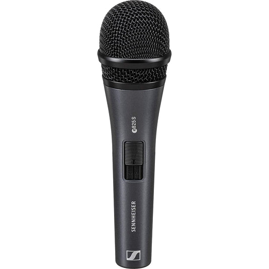 Sennheiser Professional Audio E825-S Vocal Microphone | 100% Voice Clarity,XLR-3| Dynamic Super-Cardioid mic | 40-16,000 Hz| Ideal for Conferences, Choirs, Live Singing & Stage Performances| Black