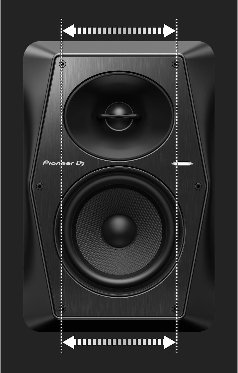 Pioneer DJ VM-80 8-inch Active Monitor Speaker - Black