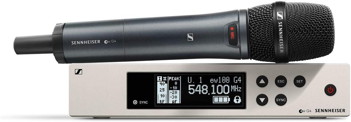 Sennheiser Pro Audio Sennheiser EW 100-845S Wireless Dynamic Supercardioid Microphone System-G Band (566-608Mhz), (509731)