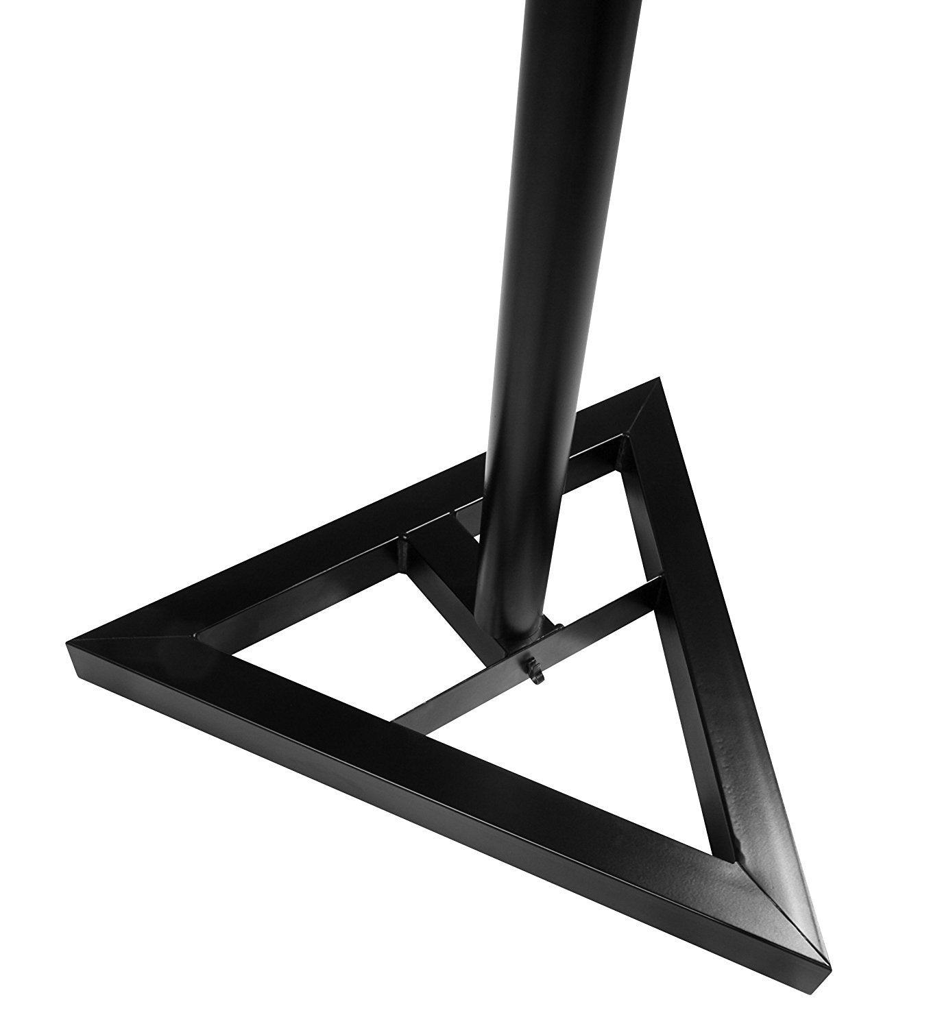 HAWK PROAUDIO Heavy Monitor Stands (Black, Size 7.6 x 7.6 x 132.2 cm) - Set of 2