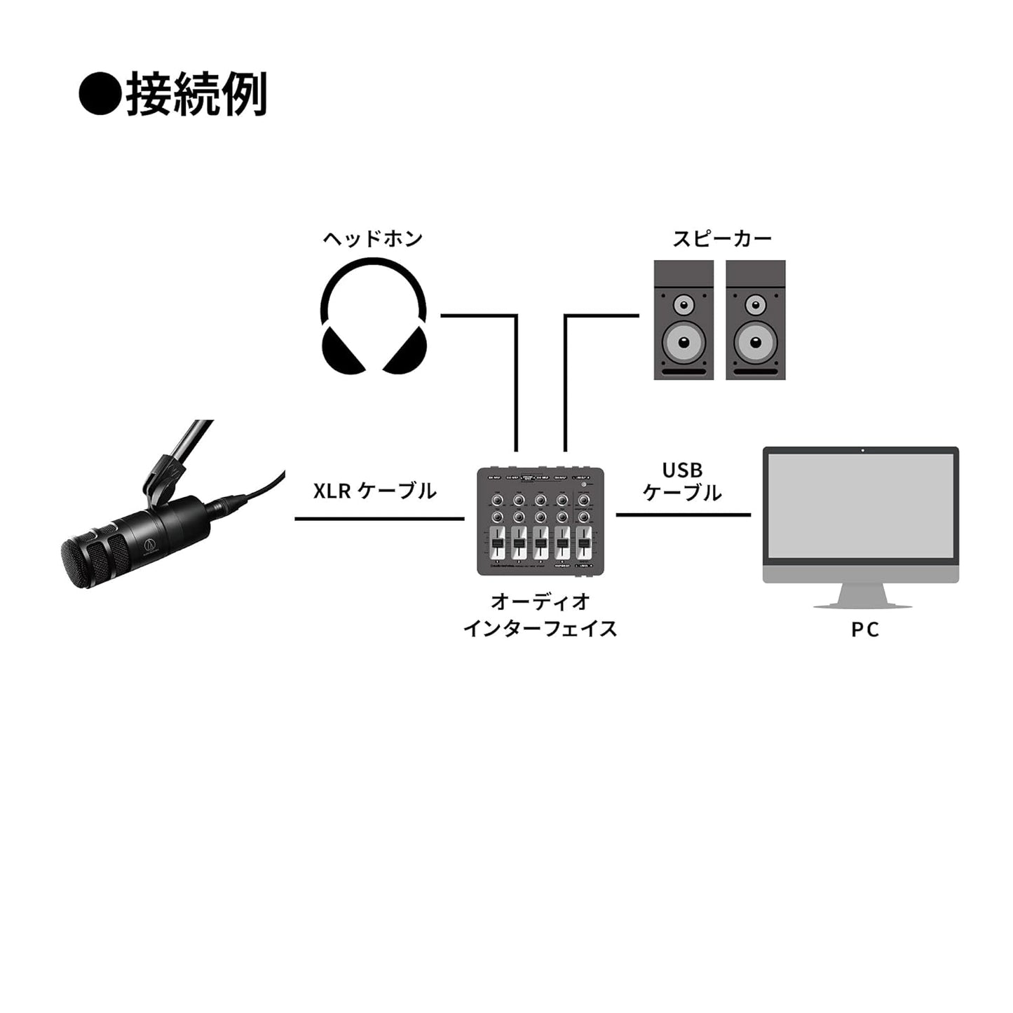 Audio-Technica At2040 Hypercardioid Dynamic Podcast Microphone (at 2040) - XLR