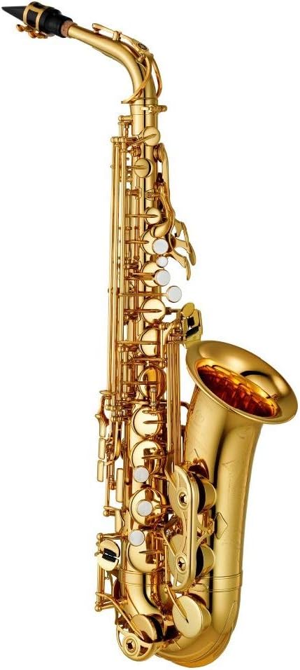 Yamaha YAS-480 Intermediate Eb Alto Saxophone, Gold Finish