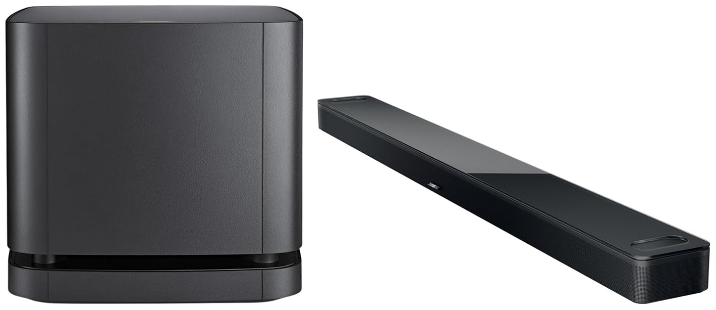 Bose Smart Soundbar Ultra Black, Bundle Bass Module 500,Black.