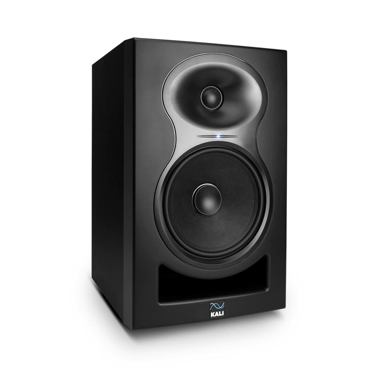 Kali Audio LP-6 V2 6.5-inch Powered Studio Monitor with 1" Soft-Dome Tweeter, 3-D Imaging Waveguide, Low-Noise Port Tube, Boundary EQ, and LF/HF Trims - Black (Single)