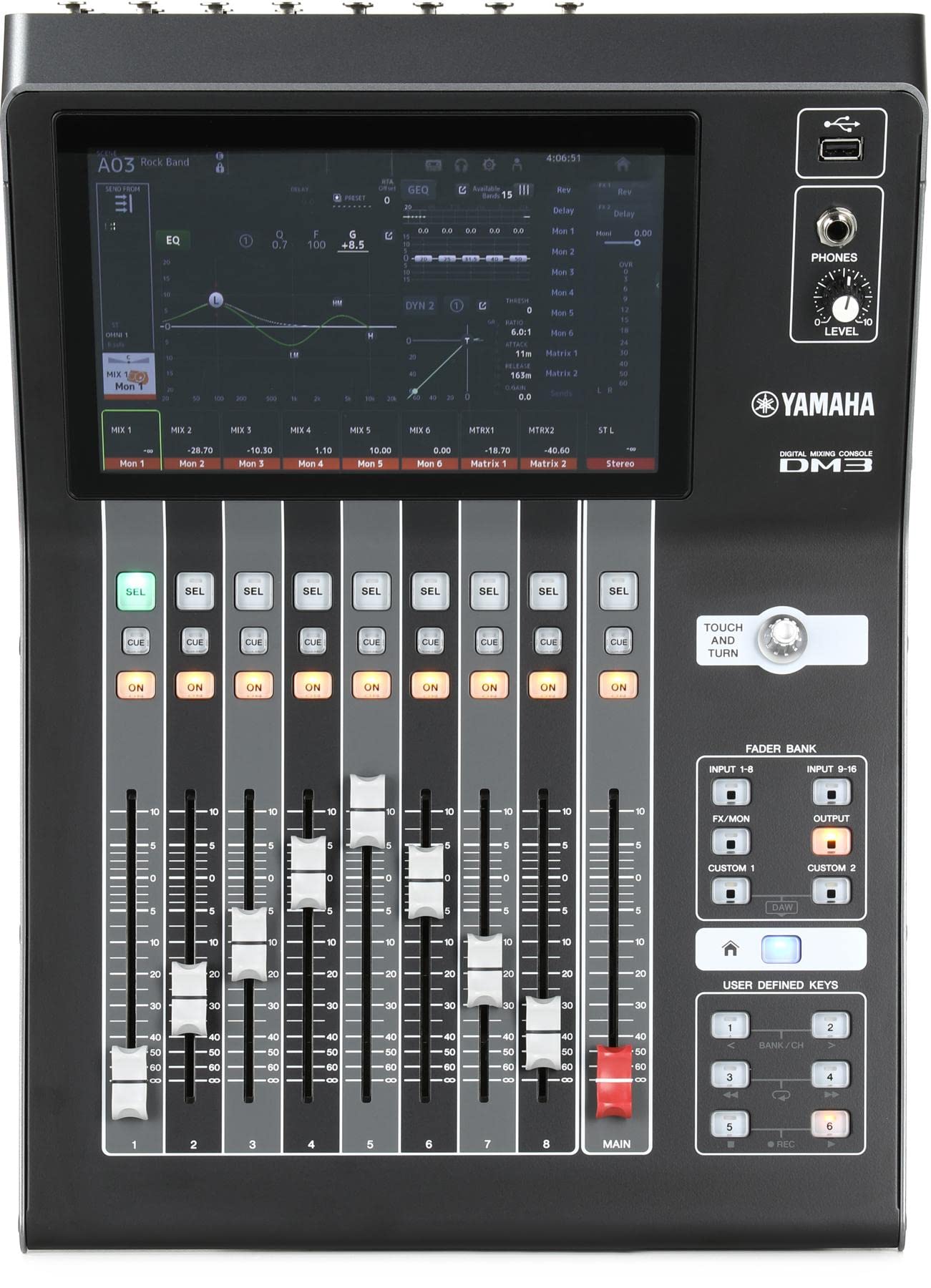 Yamaha DM3 Standard 22 Channel Ultracompact Digital Mixing Console