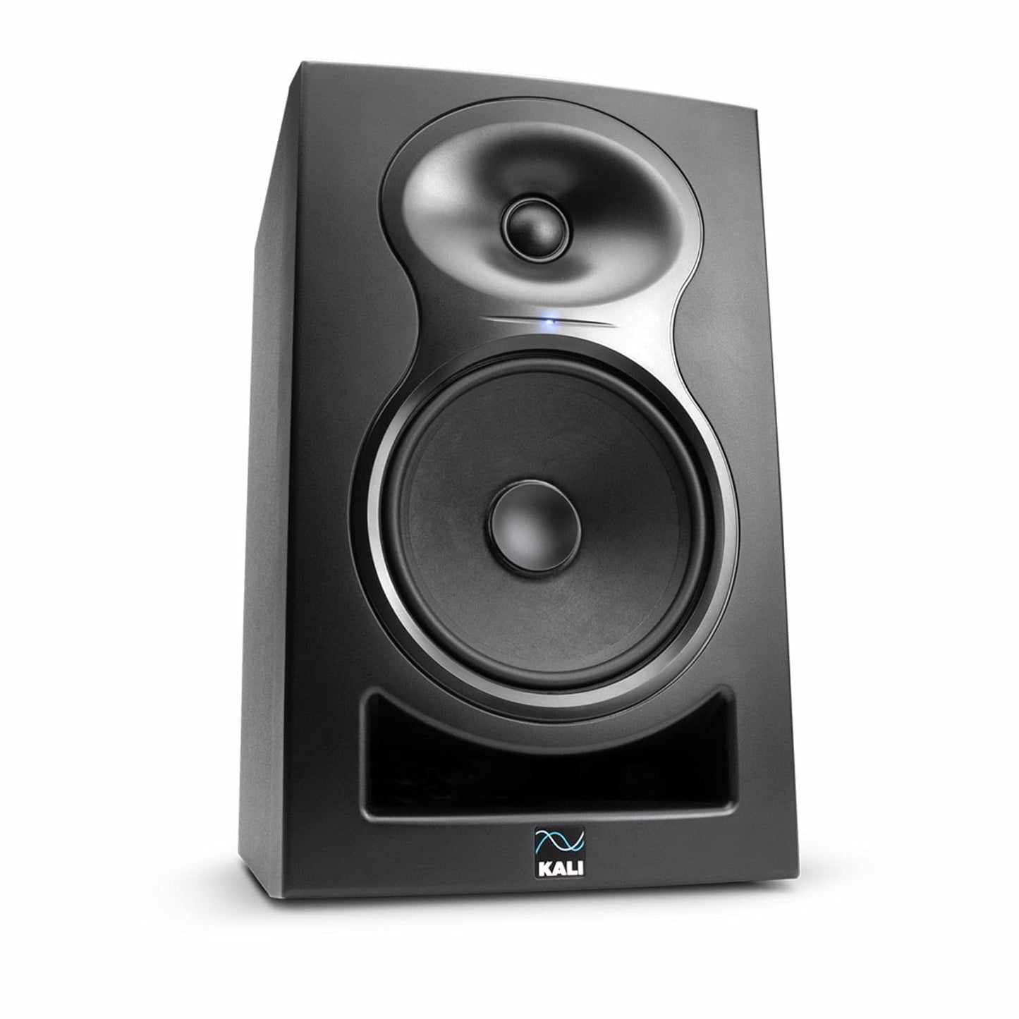 Kali Audio LP-6 V2 6.5-inch Powered Studio Monitor with 1" Soft-Dome Tweeter, 3-D Imaging Waveguide, Low-Noise Port Tube, Boundary EQ, and LF/HF Trims - Black (Single)