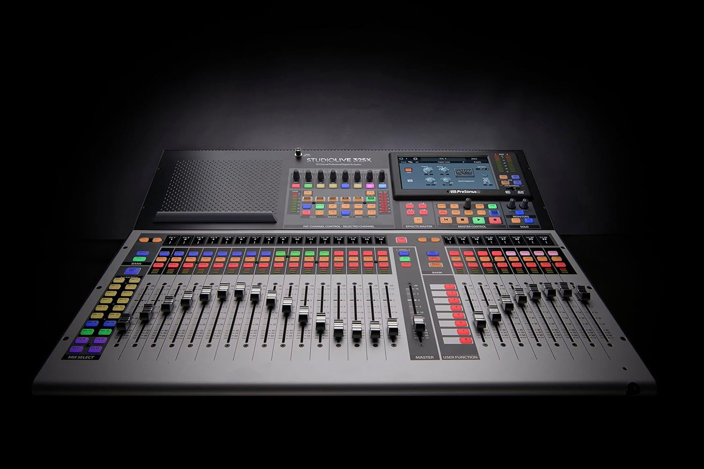 PreSonus StudioLive 32SX Compact 32-channel/26-bus digital mixer with AVB networking and dual-core FLEX DSP Engine