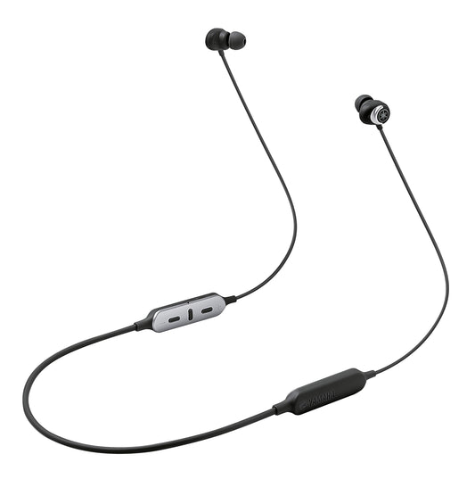 YAMAHA EP-E50A Wireless Bluetooth in Ear Neckband Headphone with mic for Phone Calls, Active Noise-Cancelling, Ambient Sound, Listening Care (Black)