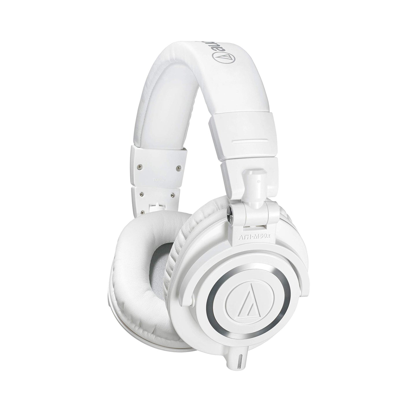 Audio-Technica ATH-M50XWH Professional Studio Monitor Headphones, White, Small