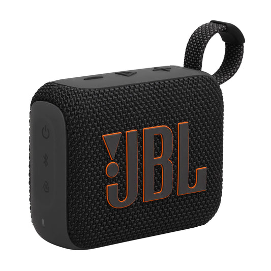 JBL Go 4, Wireless Ultra Portable Bluetooth Speaker, Pro Sound, Vibrant Colors, Water & Dust Proof, Type C (Without Mic, Black)