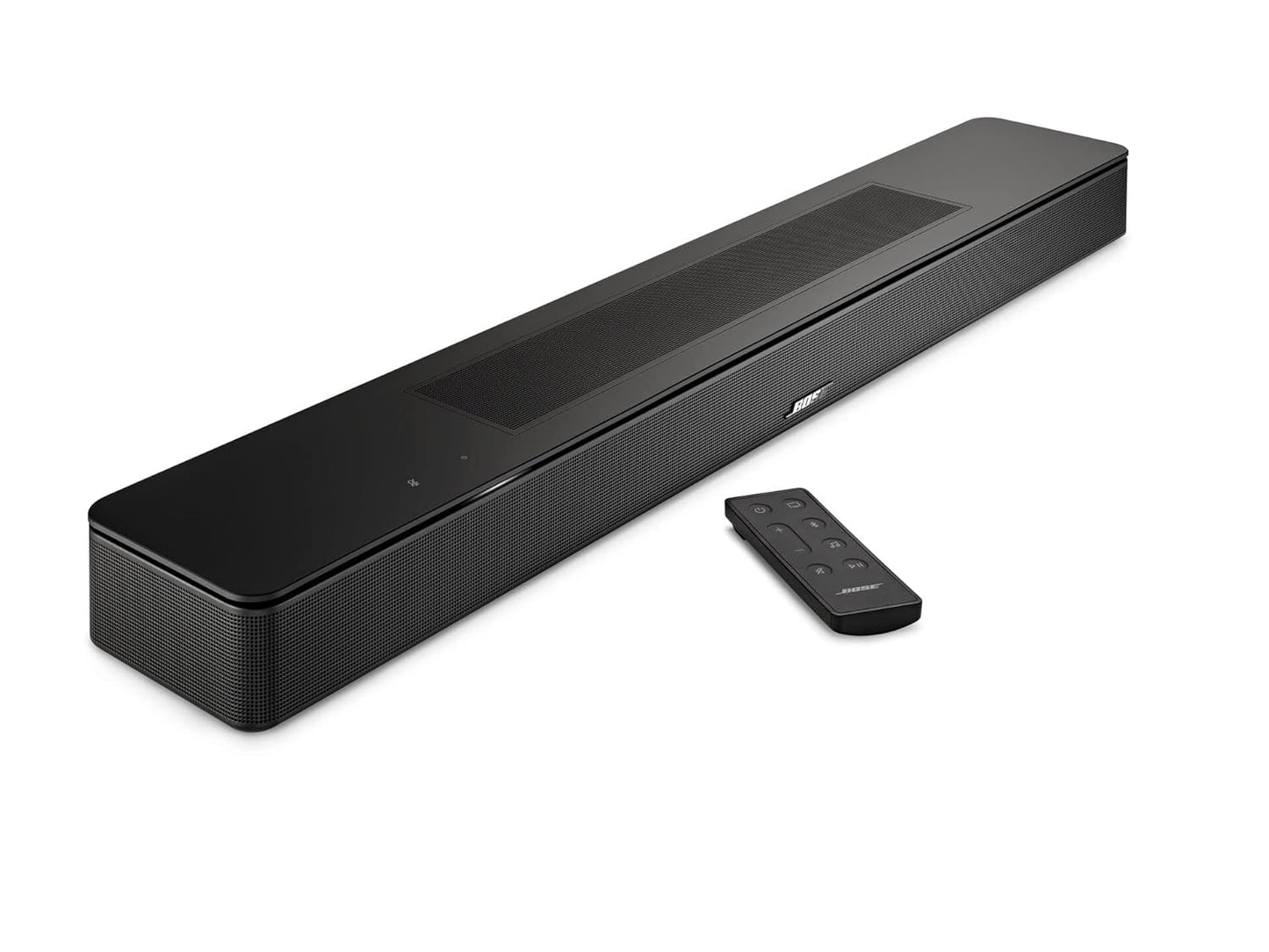 Bose Smart Soundbar 600 with Dolby Atmos, Bluetooth Wireless Sound Bar for TV with Build-in Microphone and Alexa Voice Control, Black