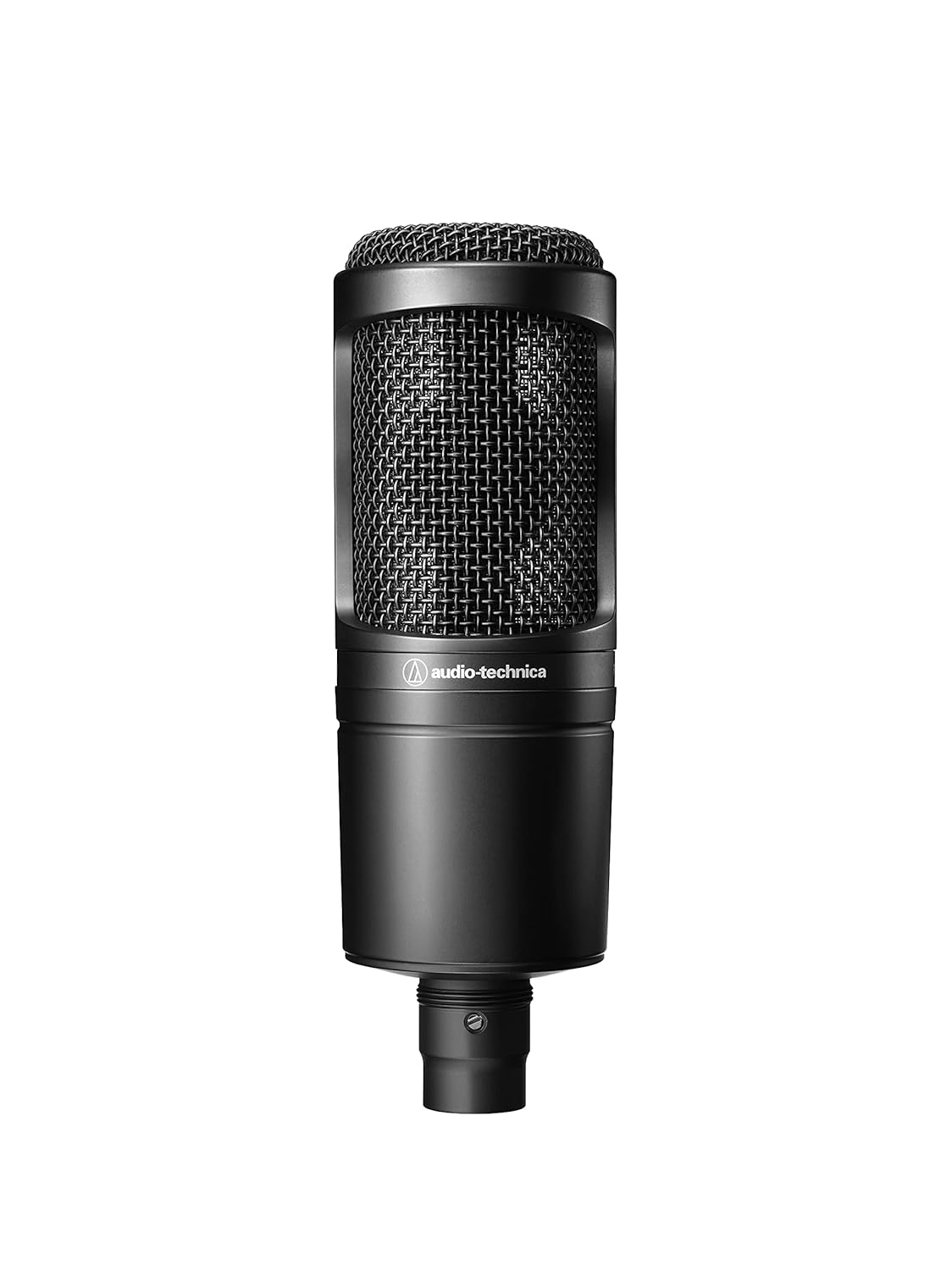 Audio-Technica AT2020 Cardioid Condenser Studio XLR Microphone, Ideal for Project/Home Studio Applications