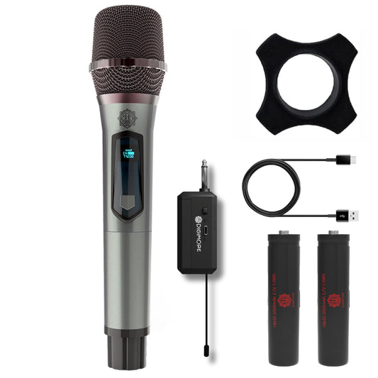 DIGIMORE D-340 UHF Wireless Microphone with Rechargeable Receiver and Mic System