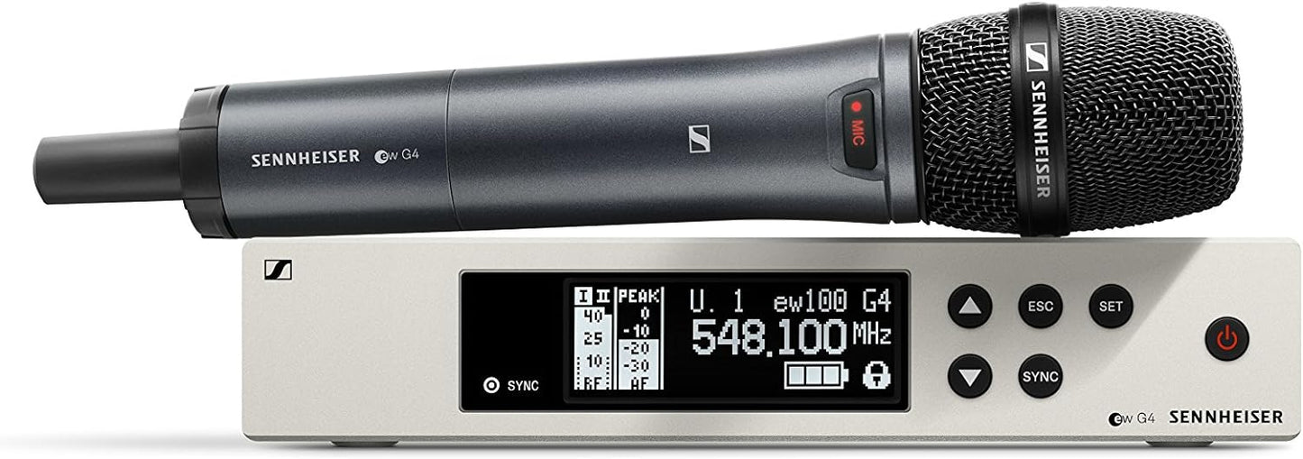 Sennheiser Pro Audio Sennheiser EW 100-845S Wireless Dynamic Supercardioid Microphone System - A1 Band (470-516Mhz), 100 G4-845-S-A1