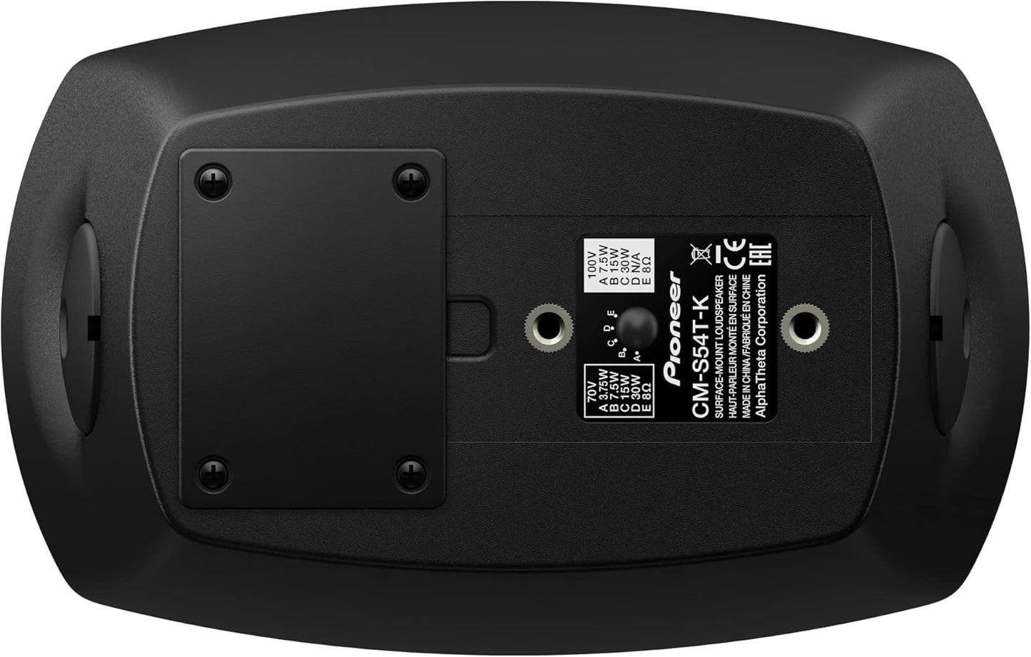 Studio Surface Mount Speaker, 4-Inch, Black (CM-S54T-K)