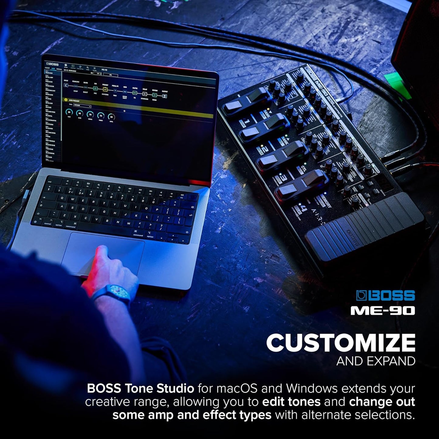 Boss ME-90 Guitar Multi-Effects All-In-One Guitar Processor