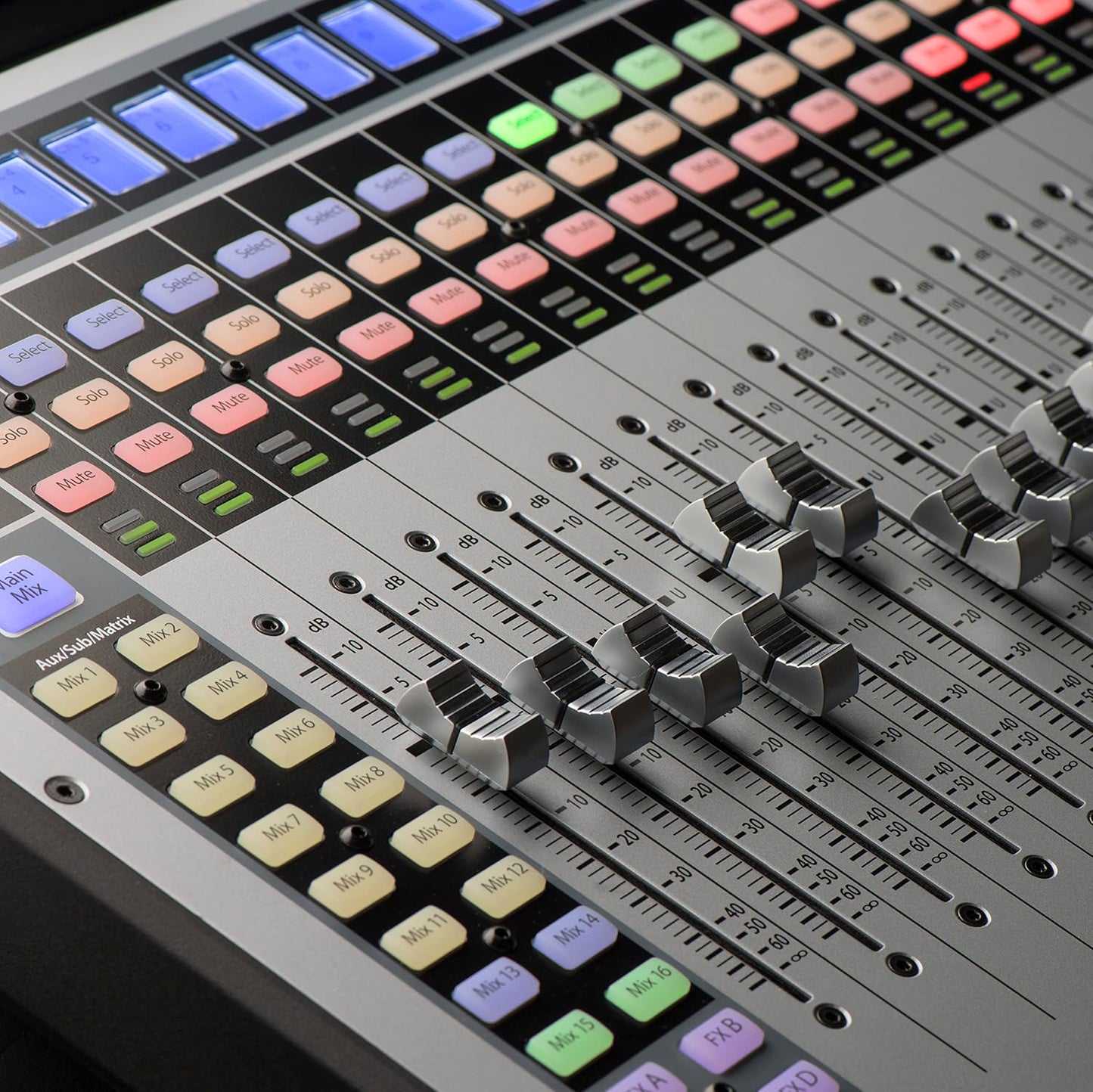 PreSonus StudioLive 32SX Compact 32-channel/26-bus digital mixer with AVB networking and dual-core FLEX DSP Engine