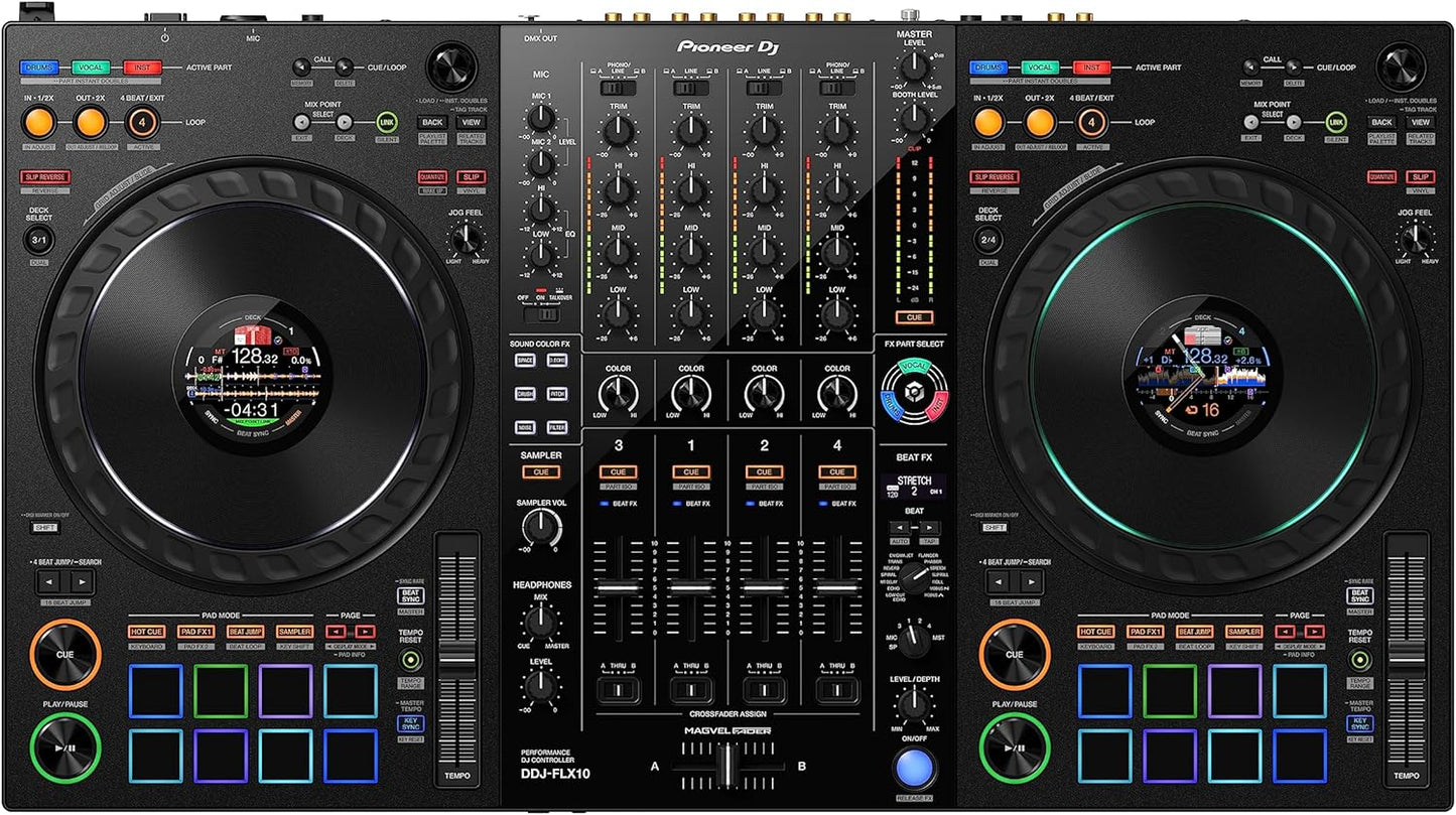 Pioneer DJ DDJ-FLX10 4-deck DJ Controller