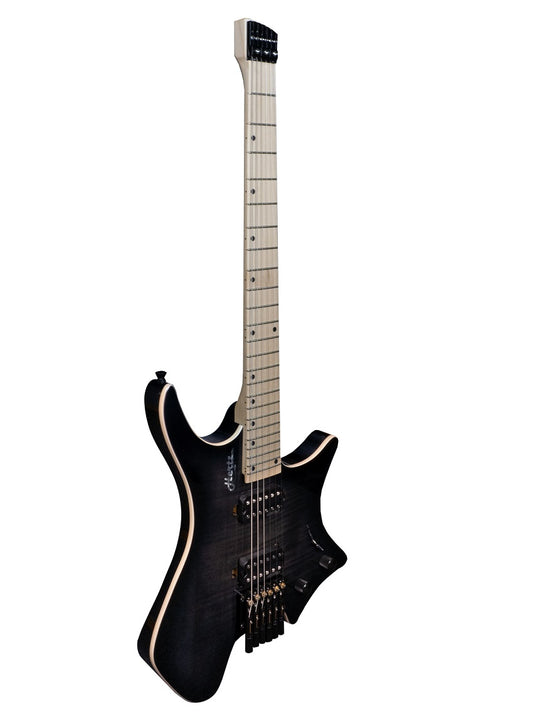 Hertz Astra Headless Electric Guitar - Black