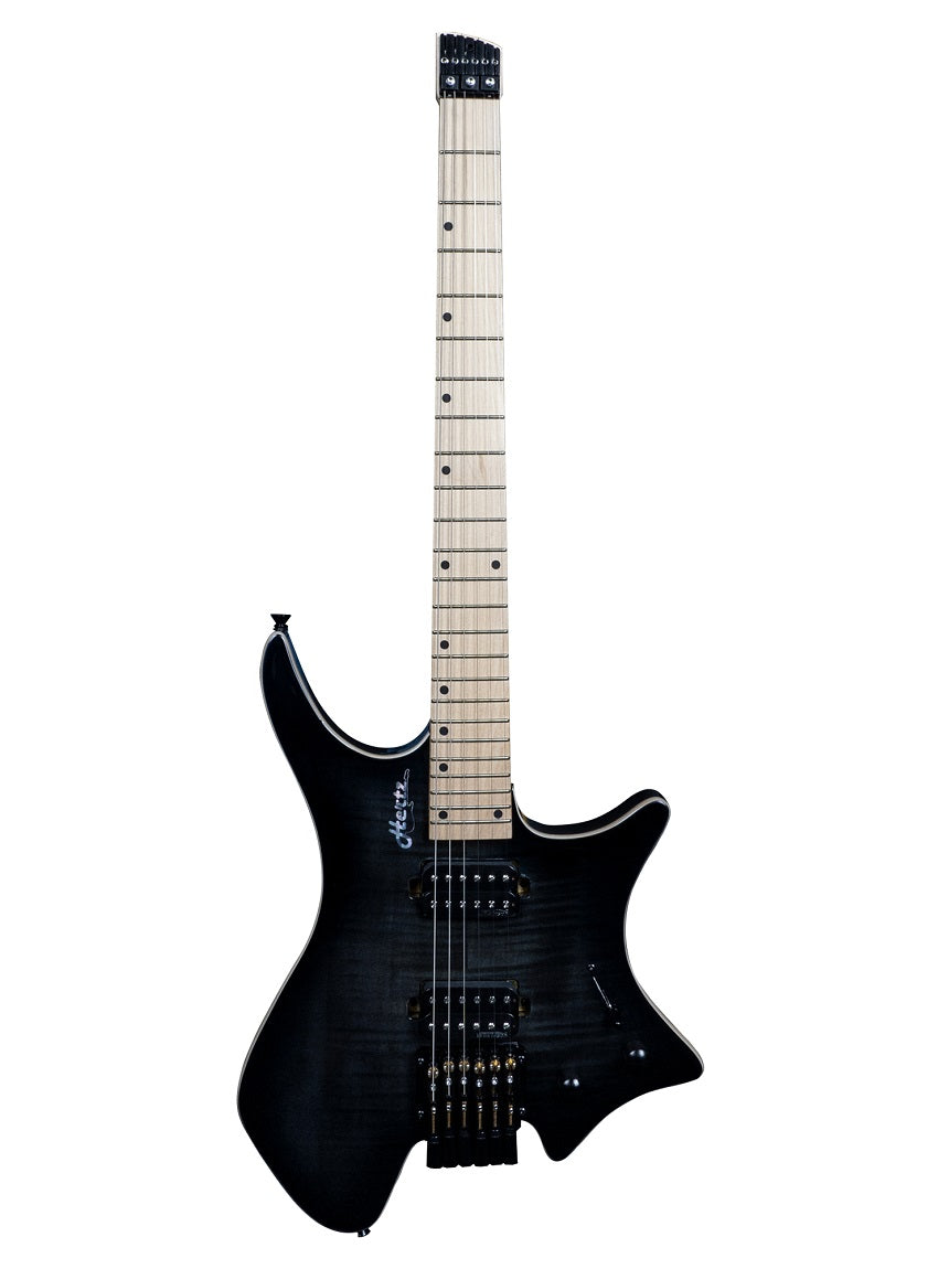 Hertz Astra Headless Electric Guitar - Black