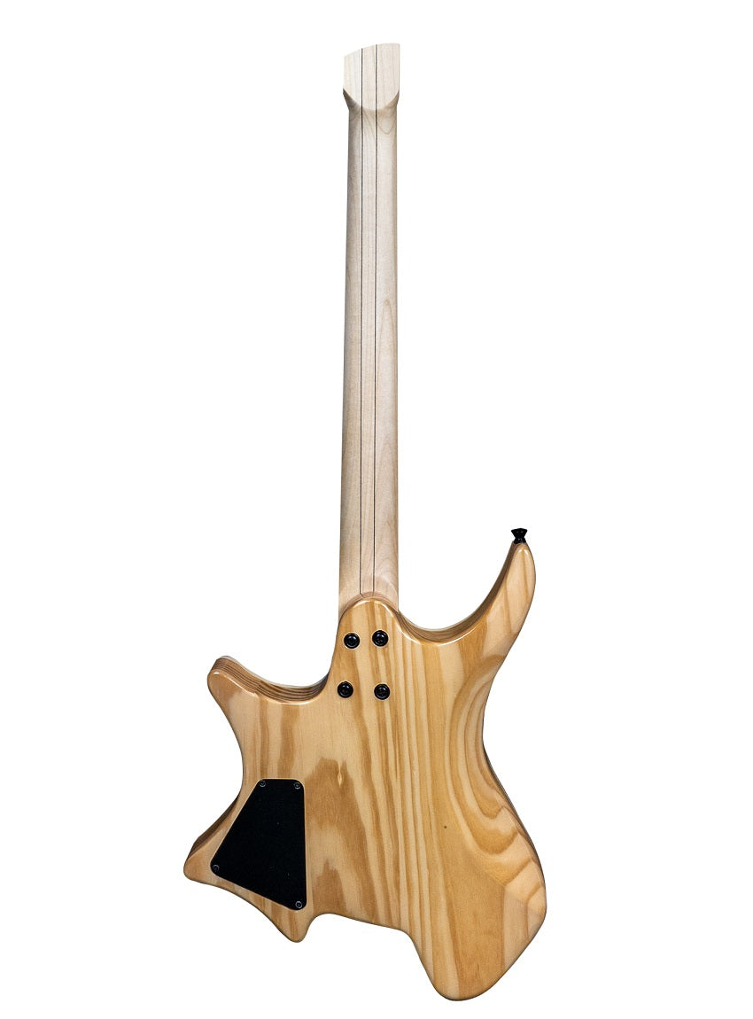 Hertz Astra Headless Electric Guitar - Natural