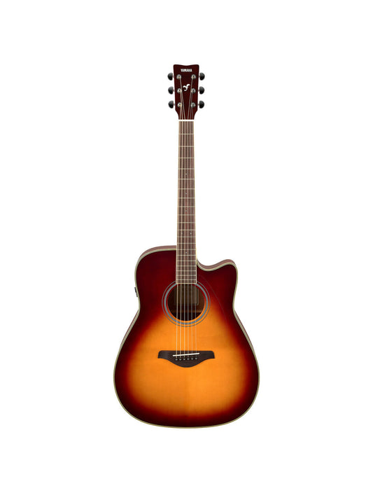 Yamaha FGC-TA Brown Sunburst Trans Acoustic Guitar