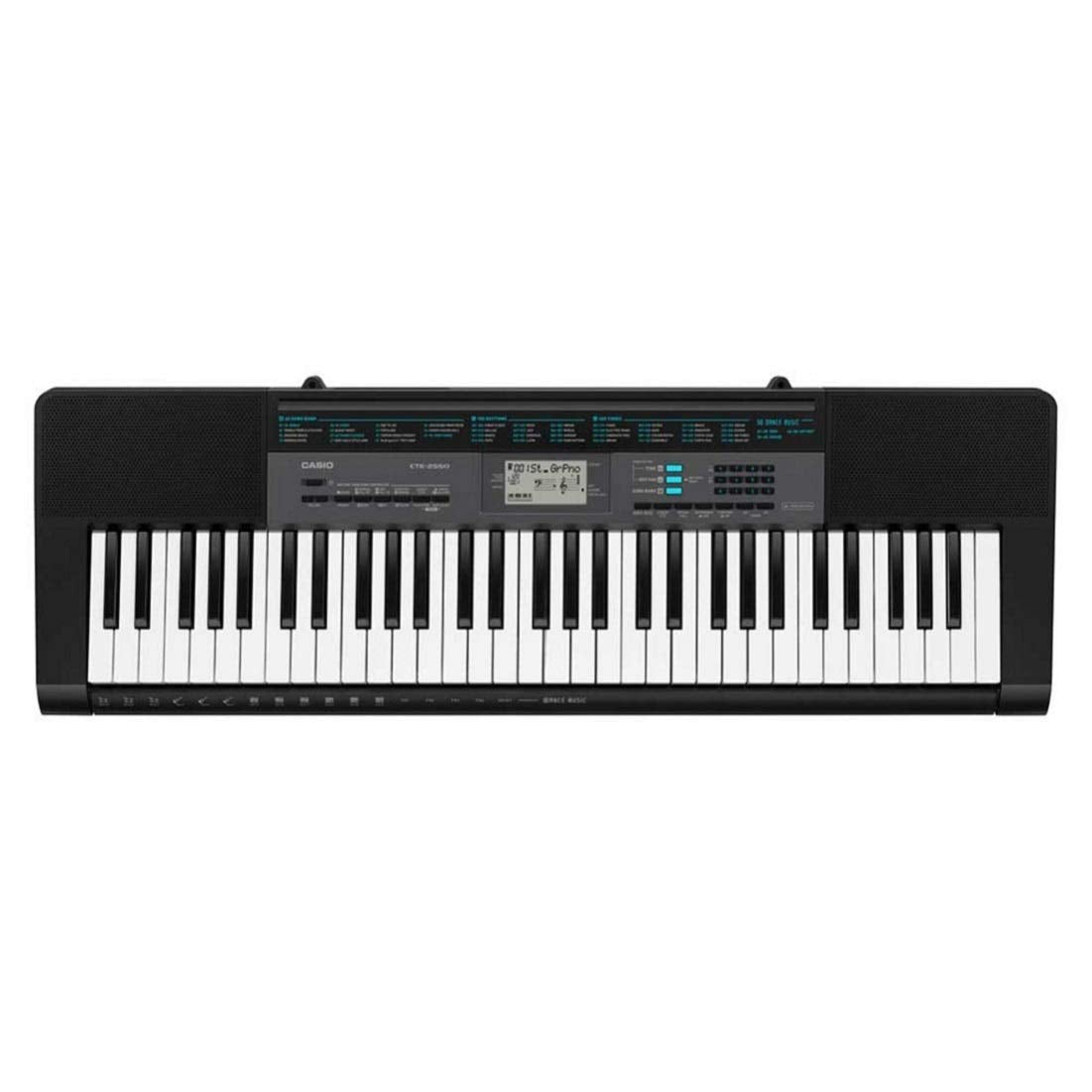 Casio CTK-2550 61-Key Portable Keyboard with Piano tones, Black CTK-2550 Keyboard