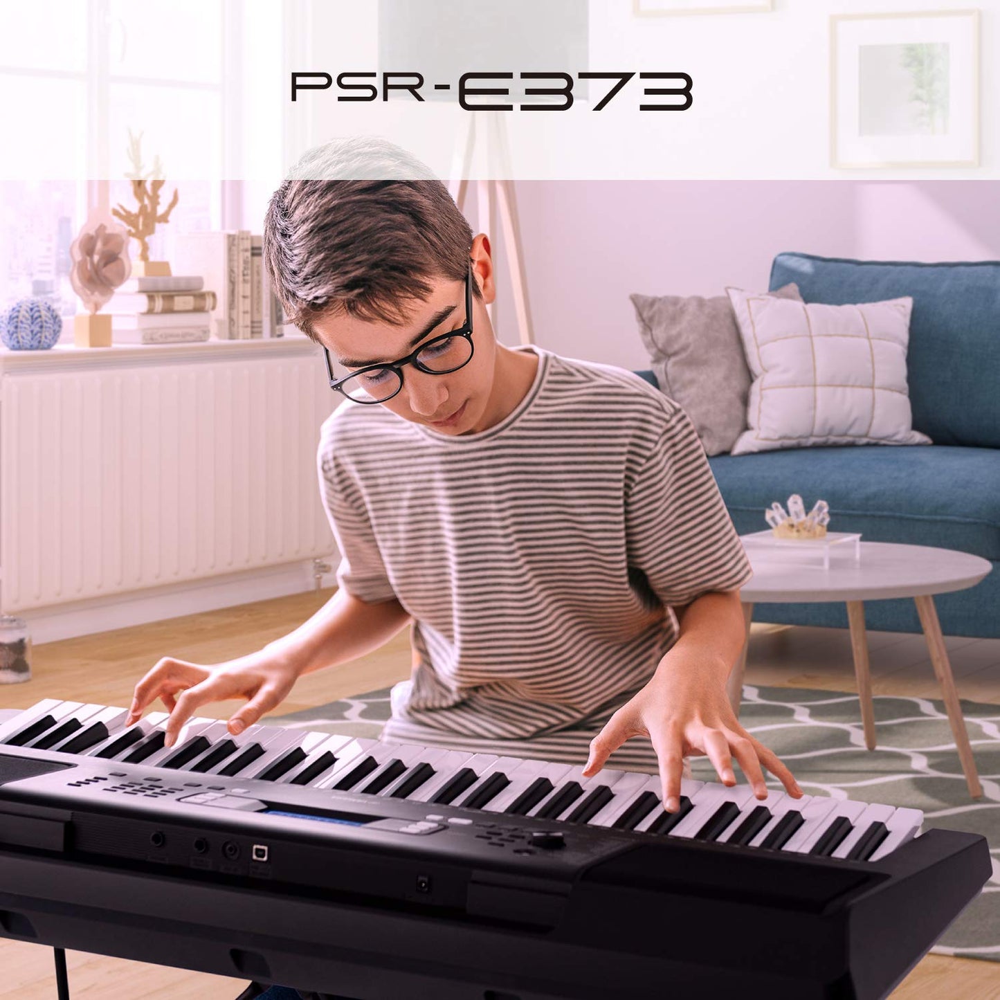 YAMAHA PSR-E373 61-Keys Portable Keyboard PSRE373IN