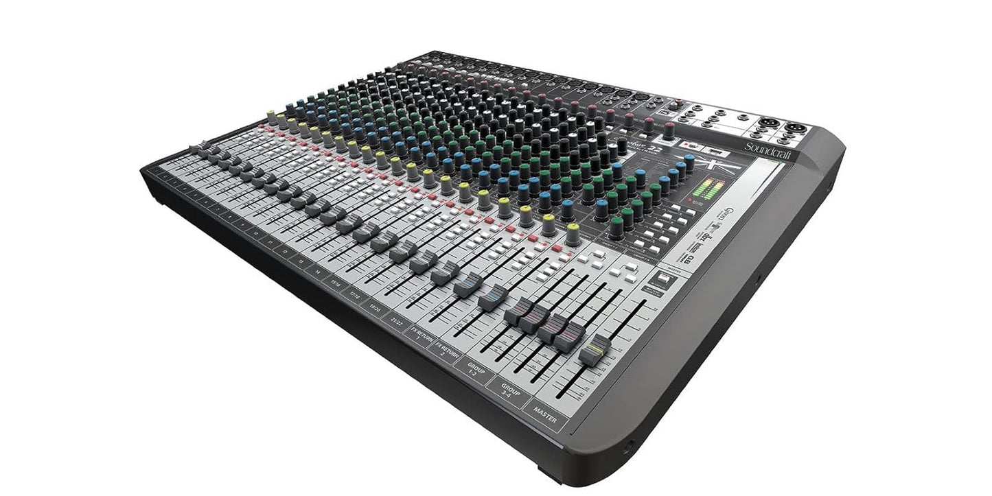 Soundcraft Signature 22 MTK Mixer and Audio Interface with Effects