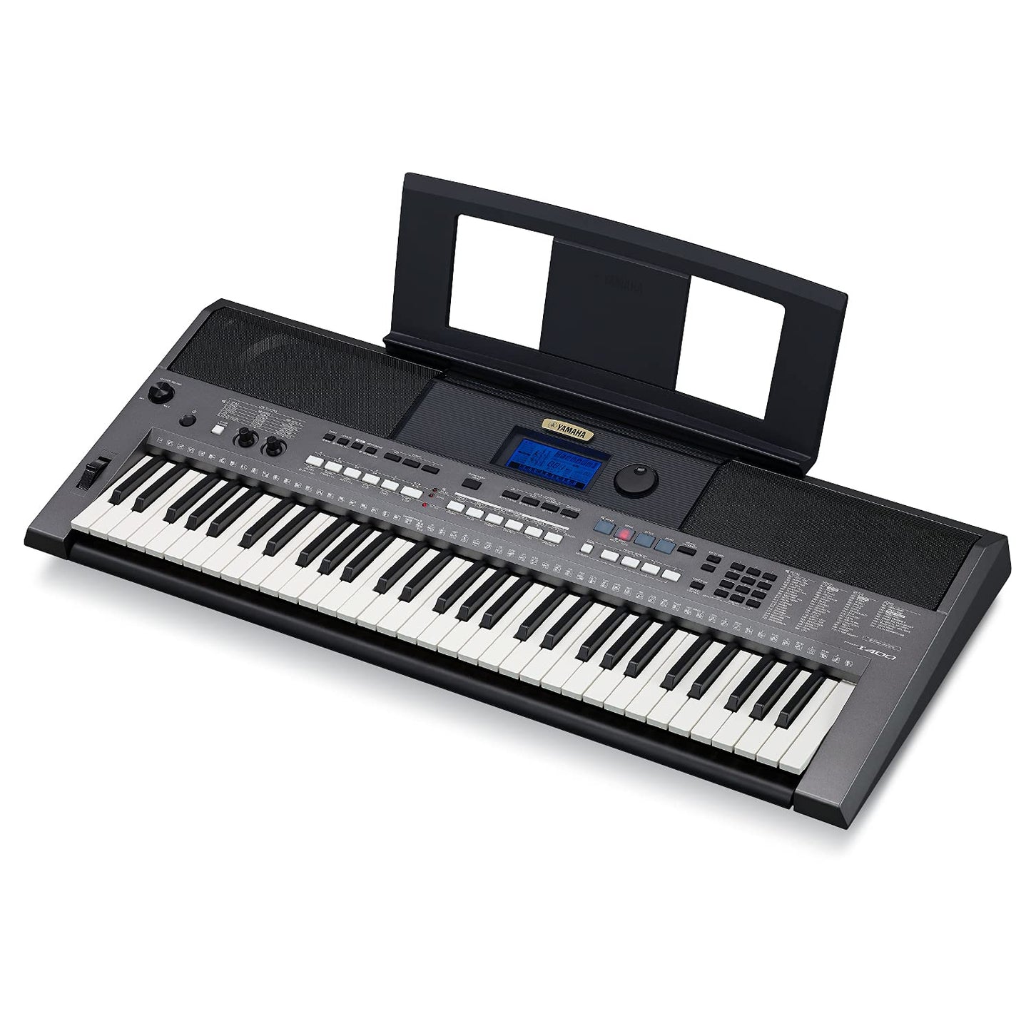 Yamaha PSR-I400 61-Key Portable Keyboard, Metallic Dark Grey Single